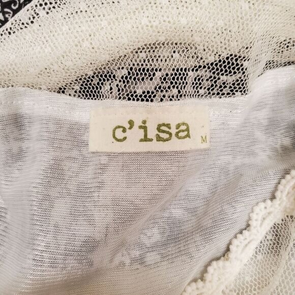 c'isa Black and White Mini Dress in size M - Picture 6 of 12